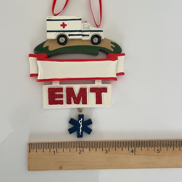 EMT Christmas Ornament Sign + Pier 1 Imports Snowman Ornaments ⛄️ - Picture 10 of 16